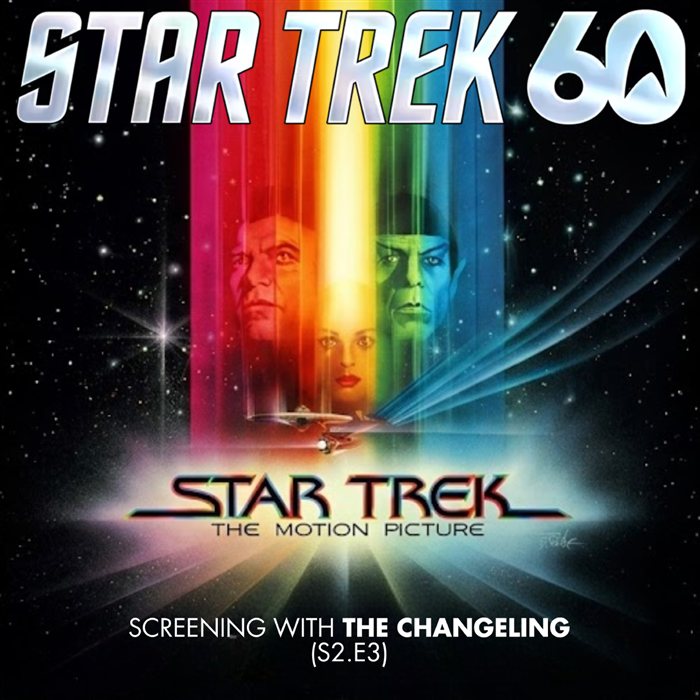 Star Trek: The Motion Picture poster — screening with The Changeling (S2.E3)