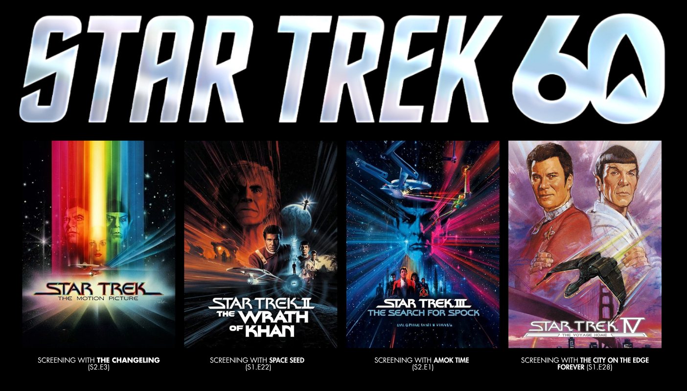Star Trek 60th Anniversary Film Festival key art